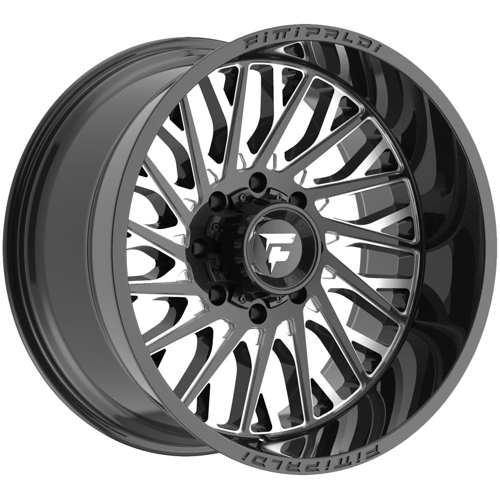 Amazon.com: Fittipaldi Offroad FA08BM GLOSS BLACK MILLED, 22X12